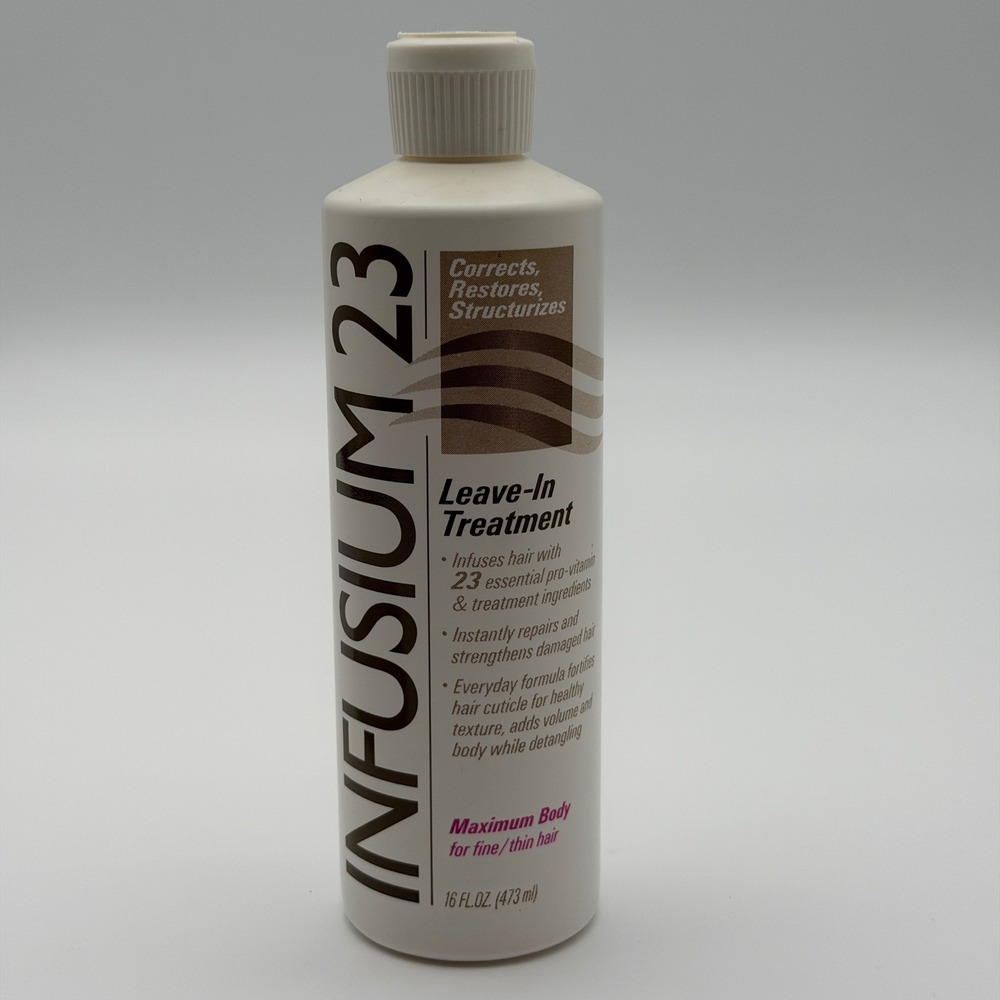 Infusium 23 Maximum Body Leave-In Treatment for Fine Thin Hair 16oz 1998 Vintage